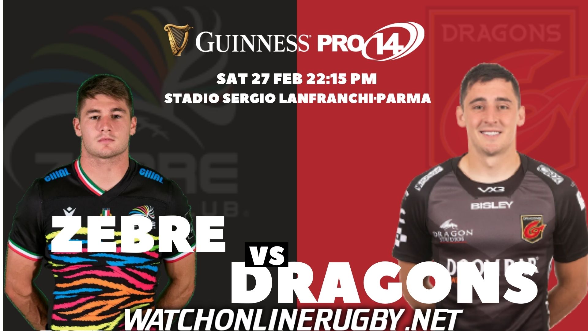 Dragons Vs Zebre Rugby Live