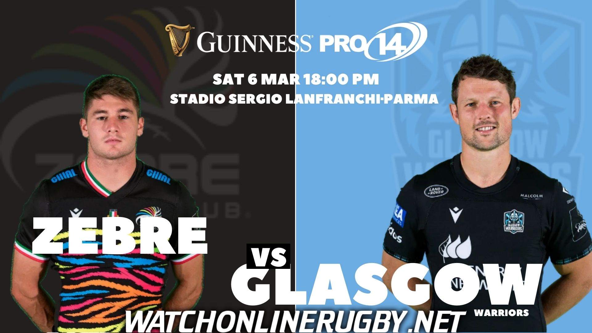 Watch Glasgow Warriors Vs Zebre Live