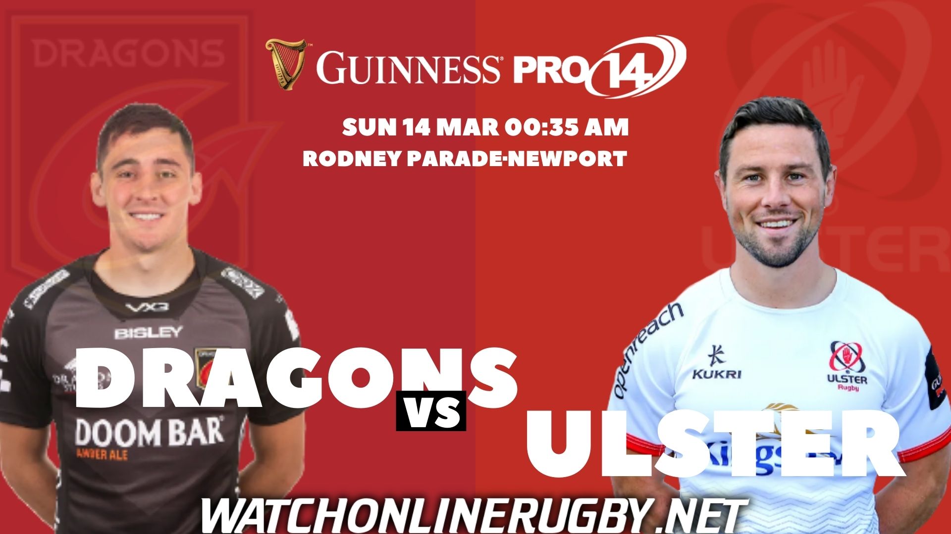 Ulster VS Dragons Live Stream