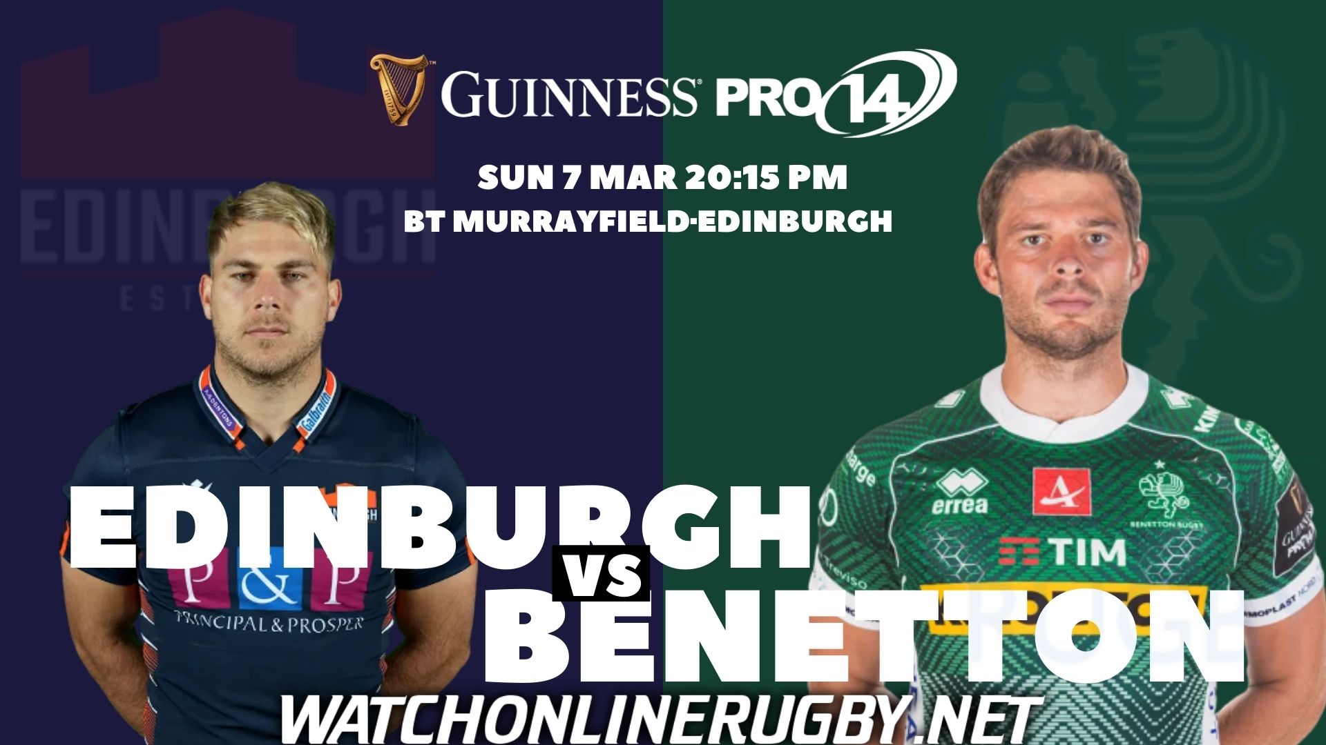 Watch Benetton Treviso Vs Edinburgh Live