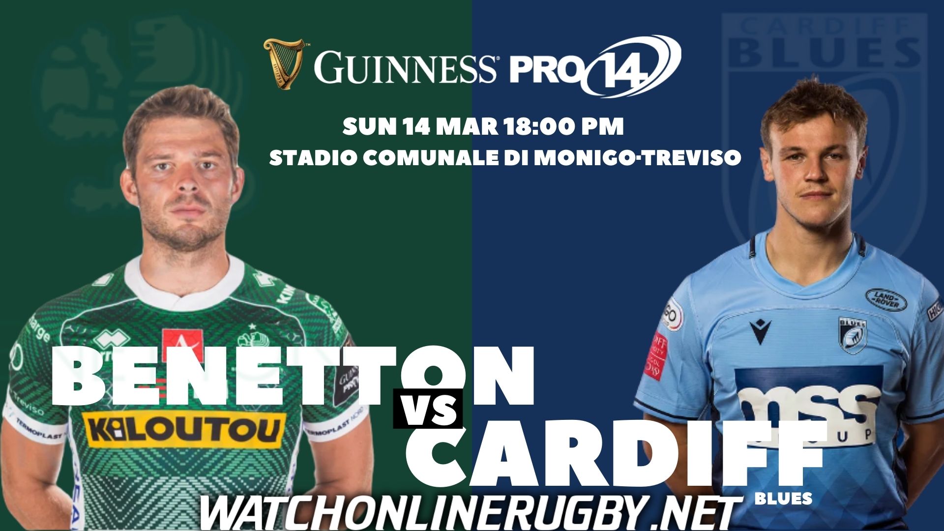 Watch Cardiff Blues Vs Benetton Treviso Live