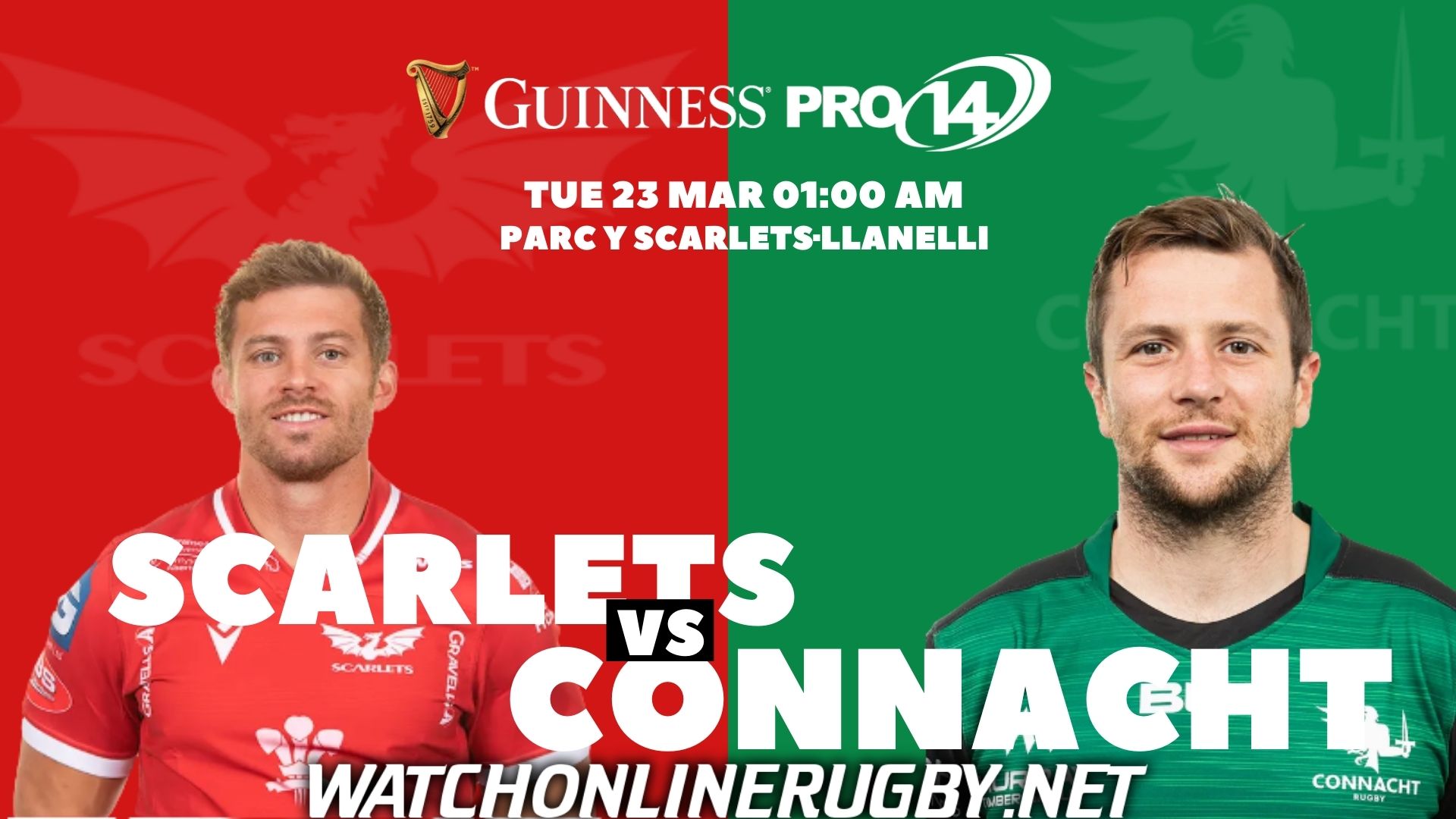 Watch Connacht Vs Scarlets Rugby Live