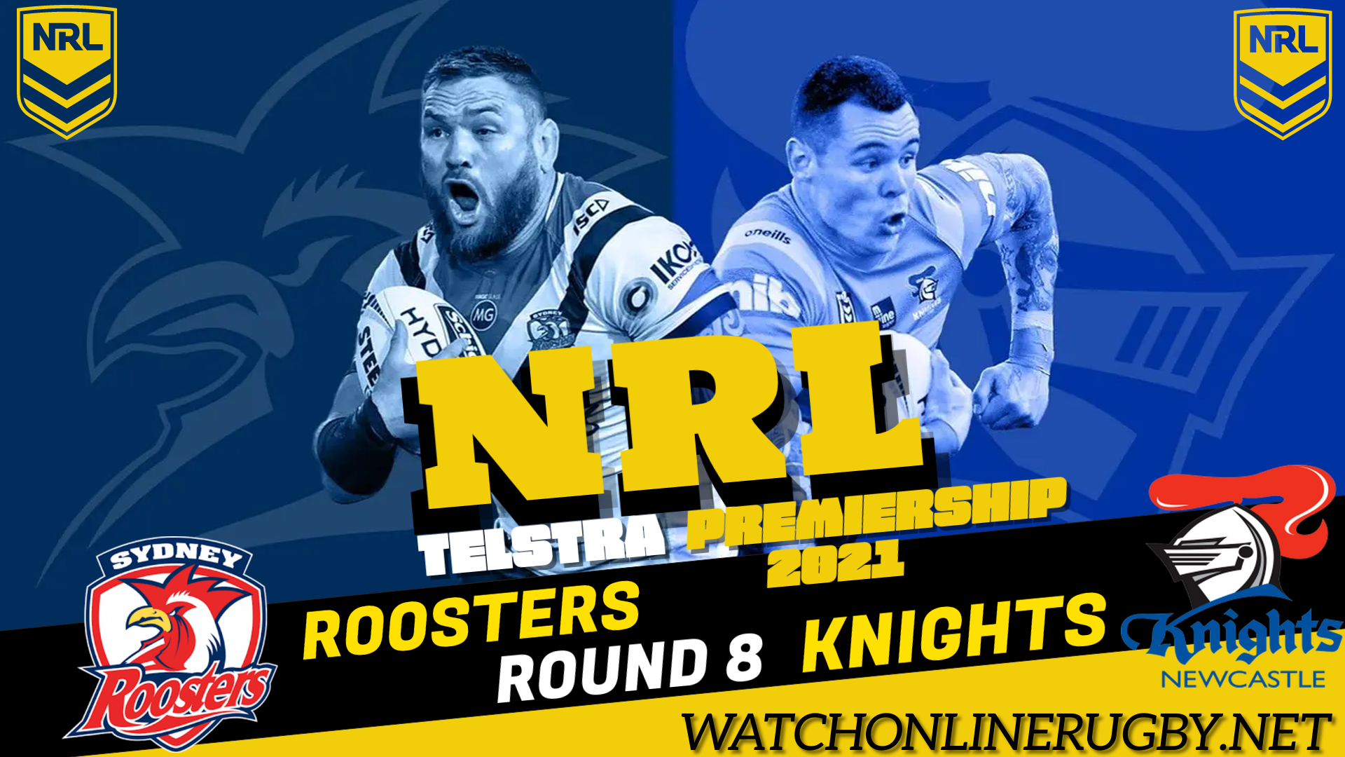 Roosters VS Knights Live Stream