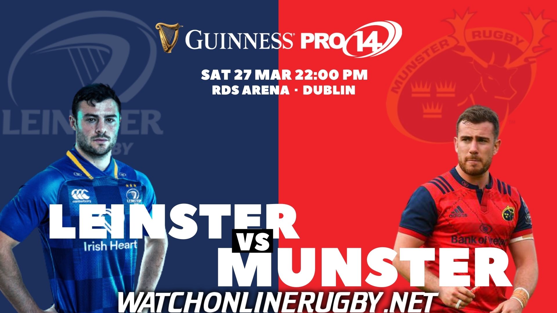 Live Online Leinster VS Munster