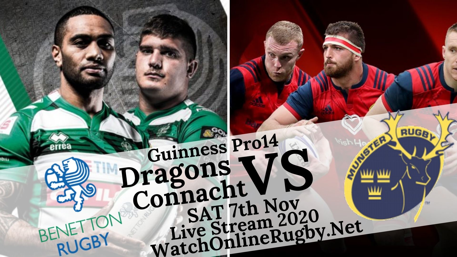 Connacht vs Dragons Rugby Live