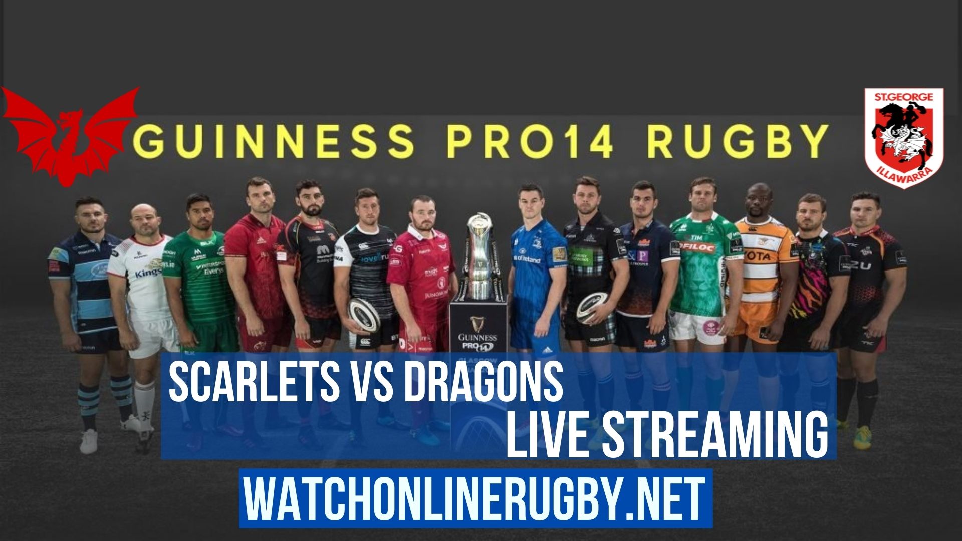 Live Dragons vs Scarlets Online