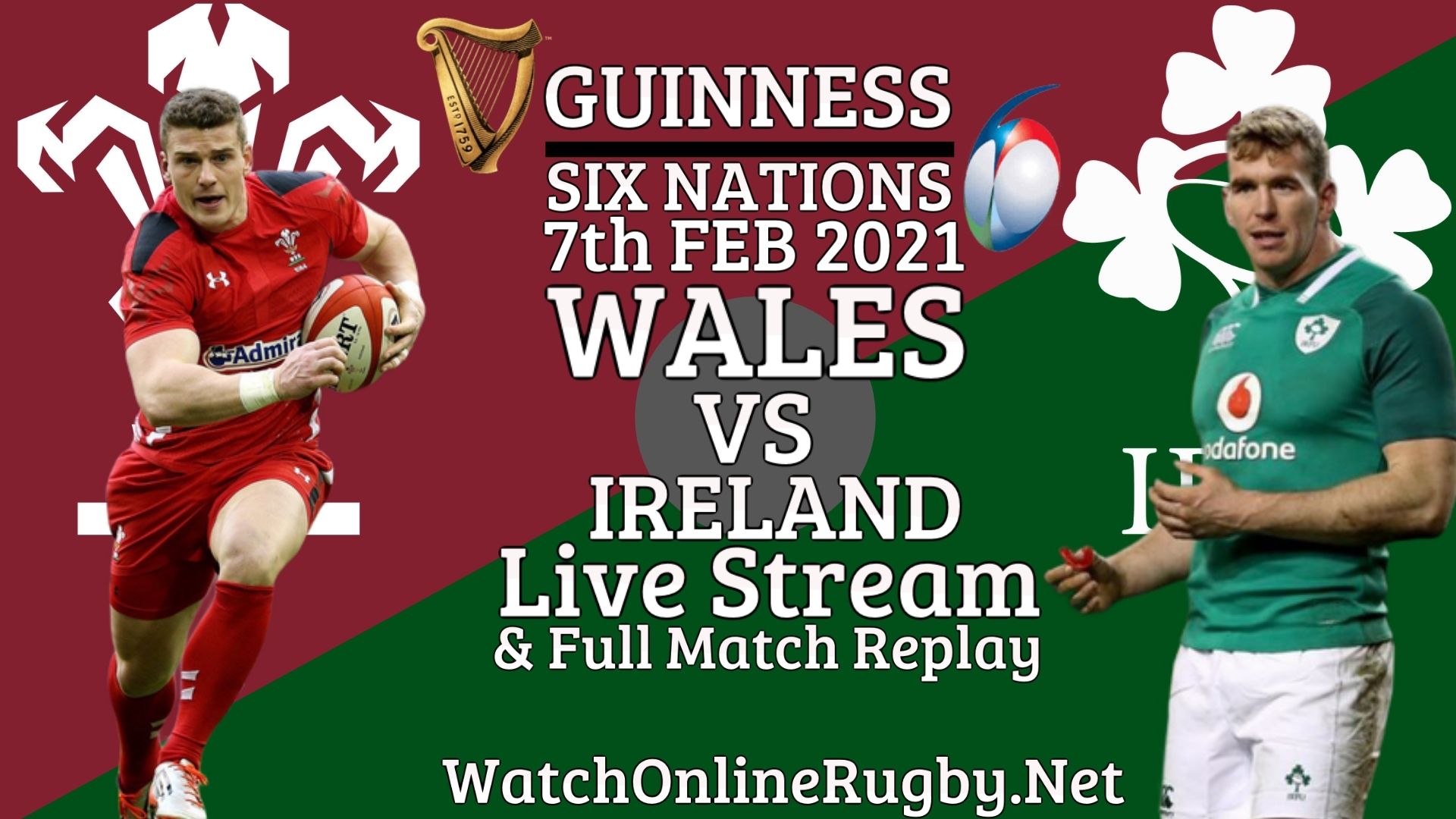 Live Wales vs Ireland 2018 Six Nations Stream