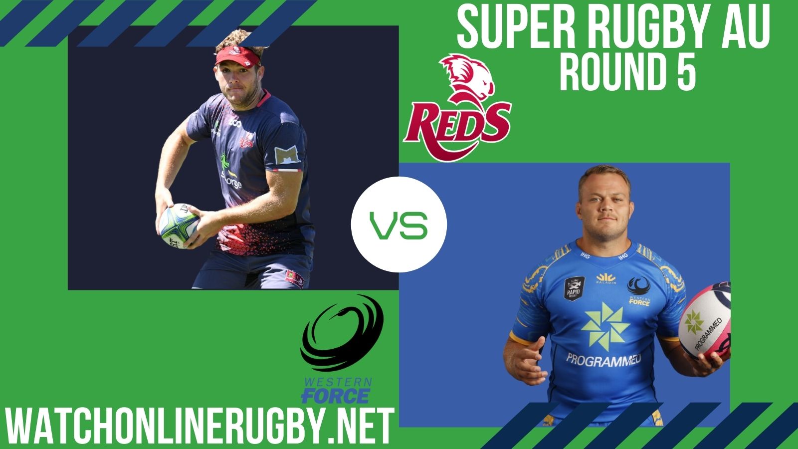 Watch Queensland Reds vs Western Force Live