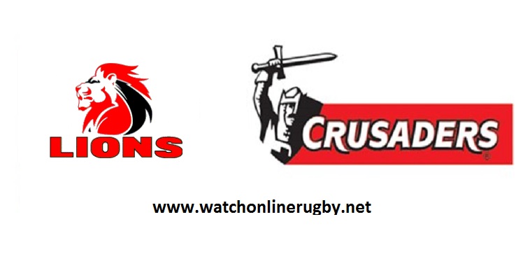 Crusaders VS Lions Final Super Rugby 2018