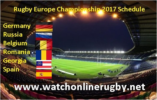 Rugby Europe Championship 2017 Schedule