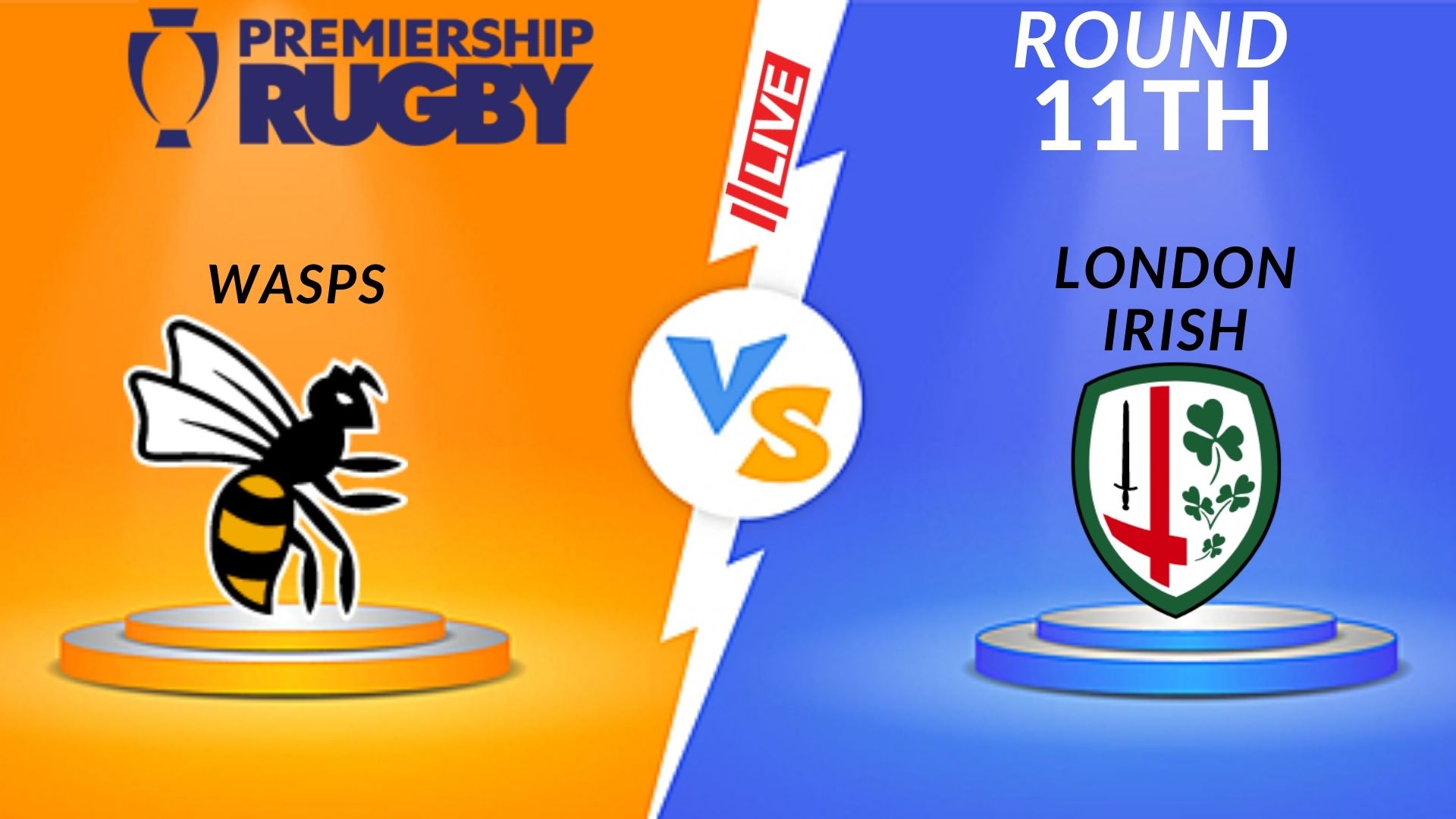 Live Wasps VS London Irish 2018 Online