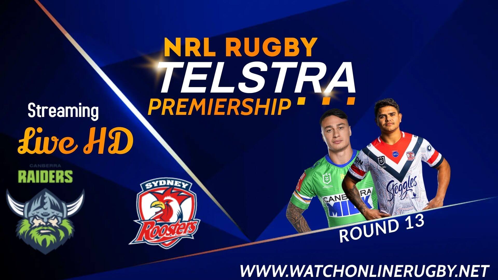 Raiders VS Roosters Live Online