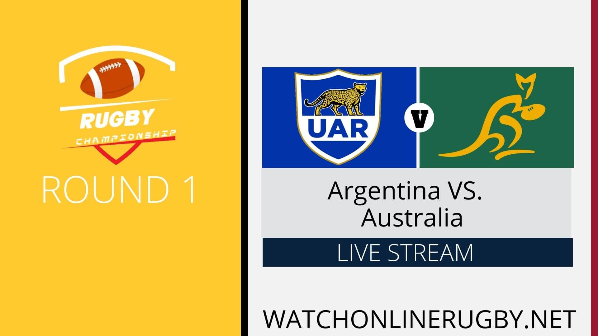 Live ARG VS AUS Rugby