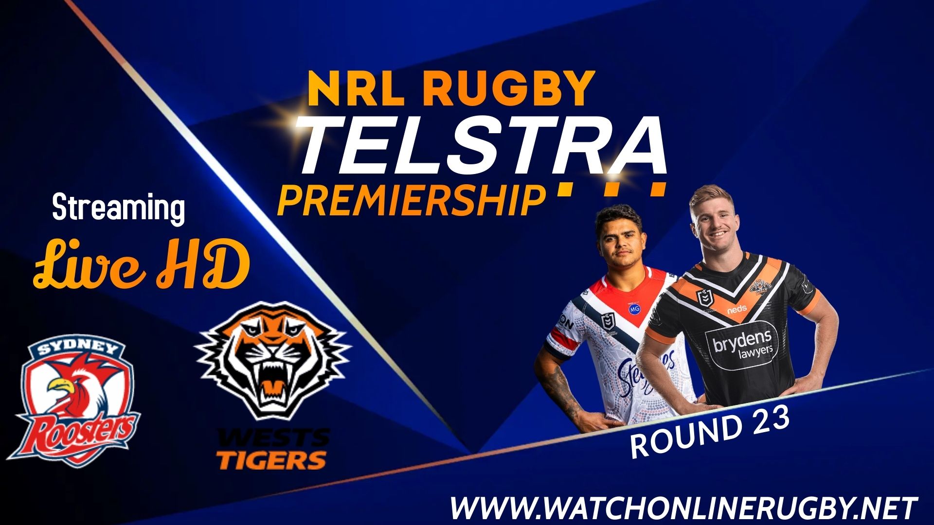 Wests Tigers VS Roosters Live Stream