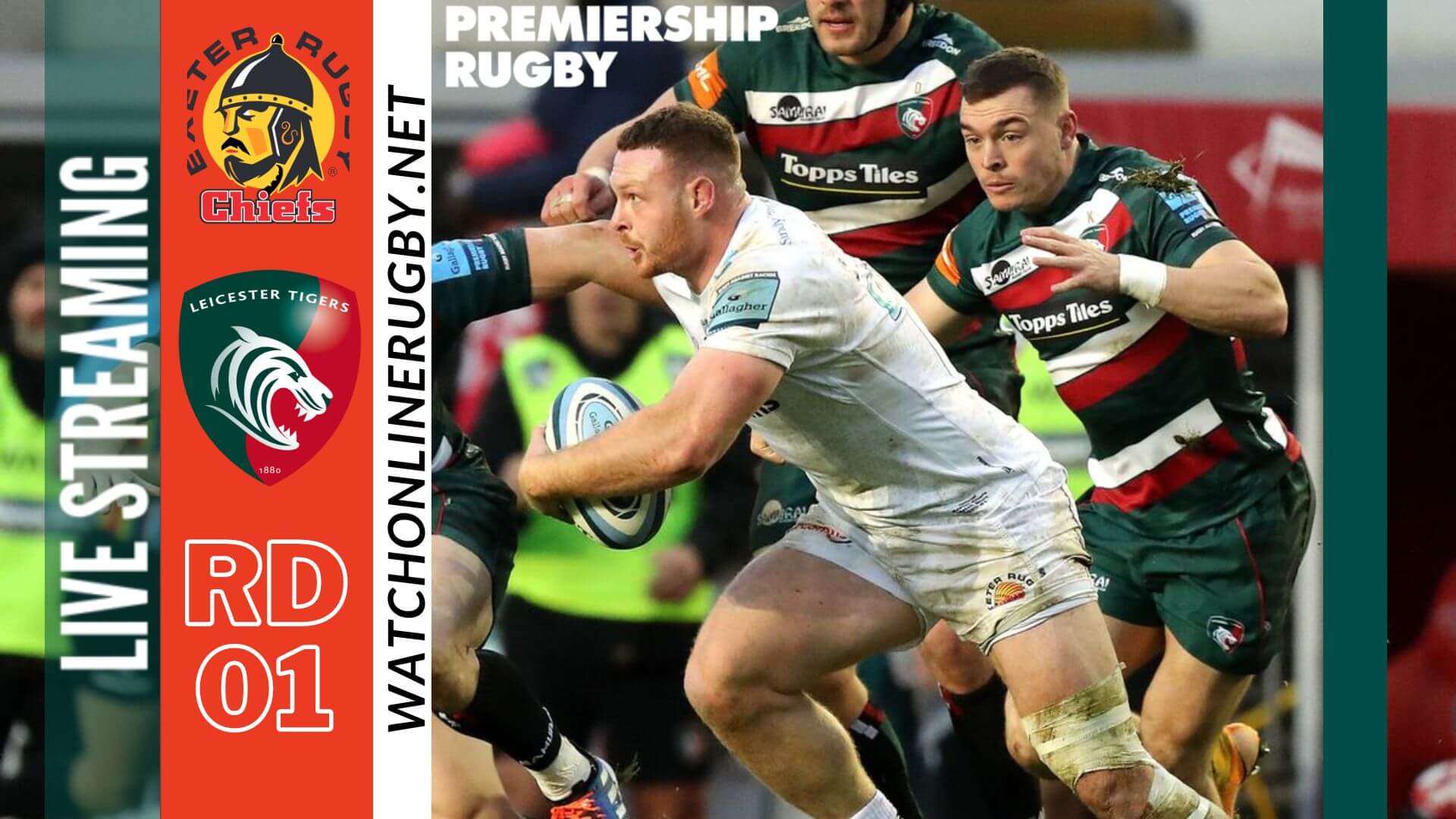 Exeter Chiefs VS Leicester Tigers Live Streaming