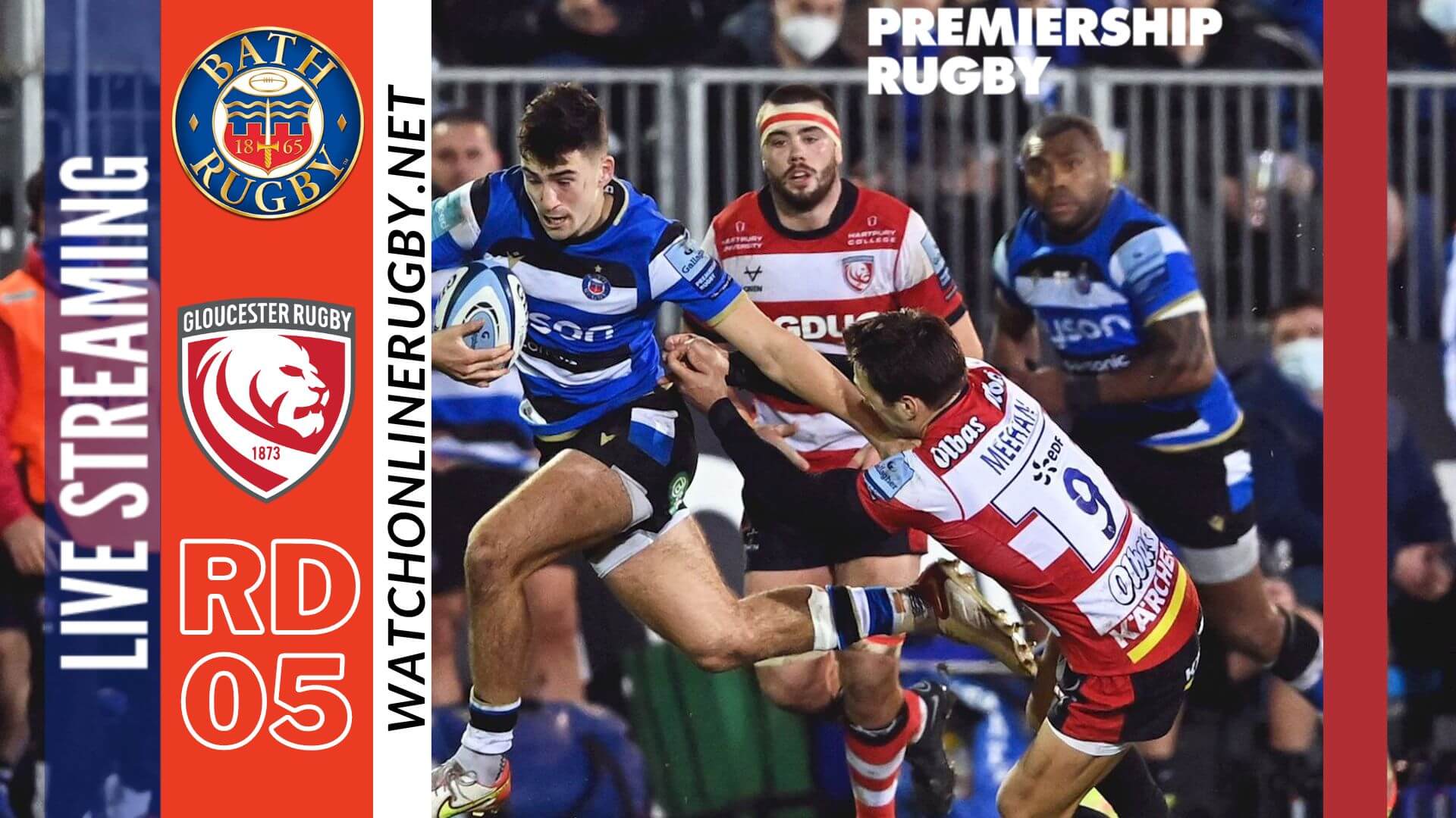 Bath Rugby vs Gloucester Rugby Live Stream 2022-23 RD 05 Premiership Rugby