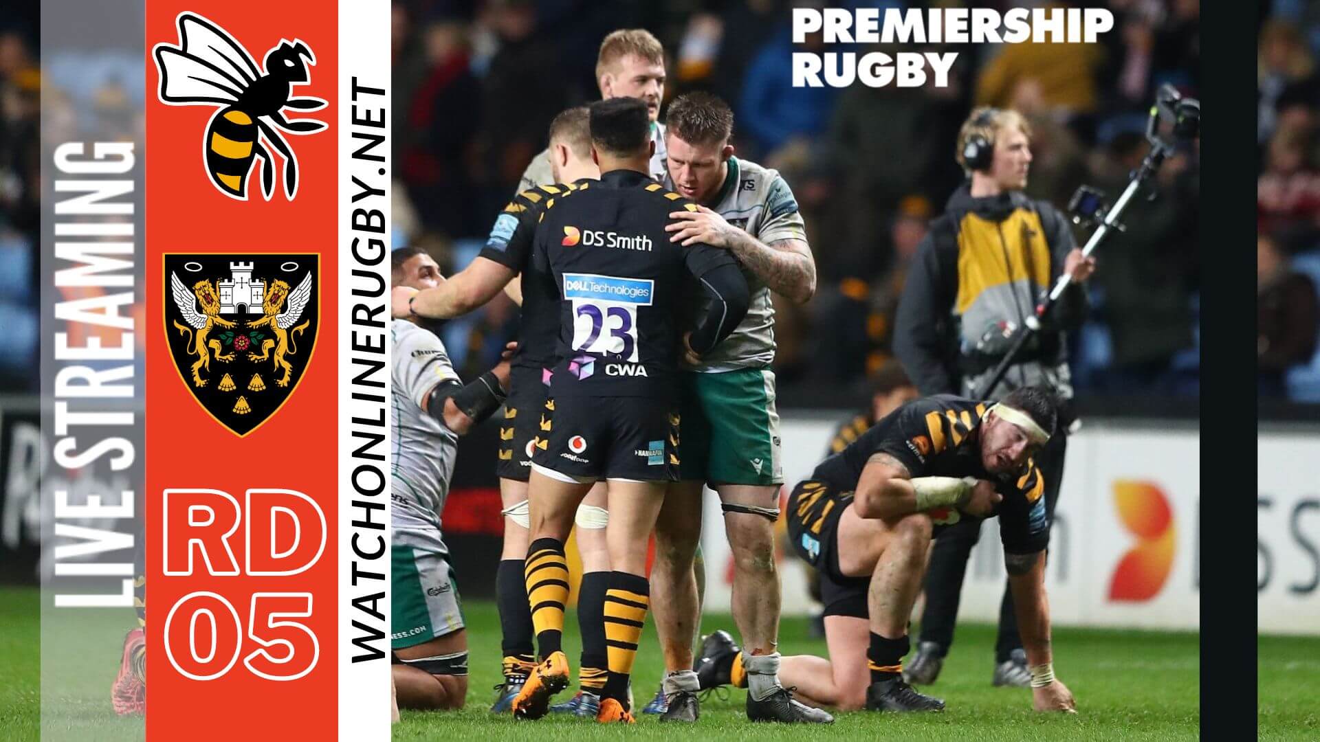 Wasps vs Northampton Saints Live Stream 2022-23 RD 05 Premiership Rugby