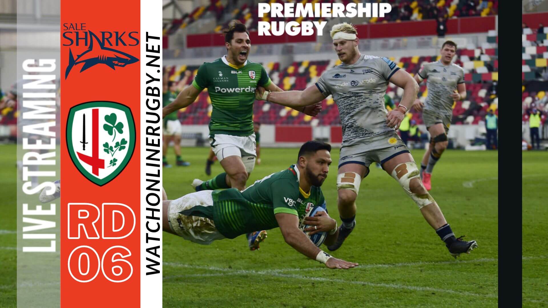 london irish v sale sharks live stream