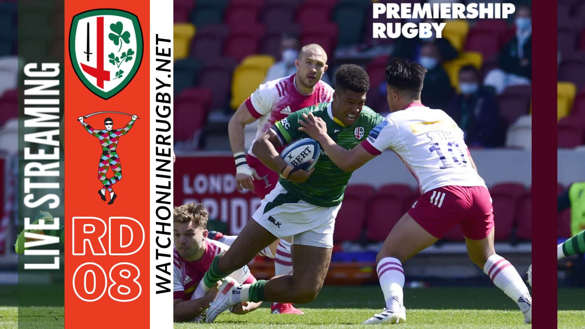 Harlequins VS London Irish Rugby Live