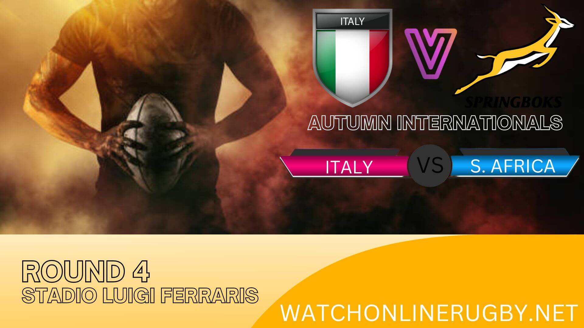 Italy Vs South Africa Rugby Live