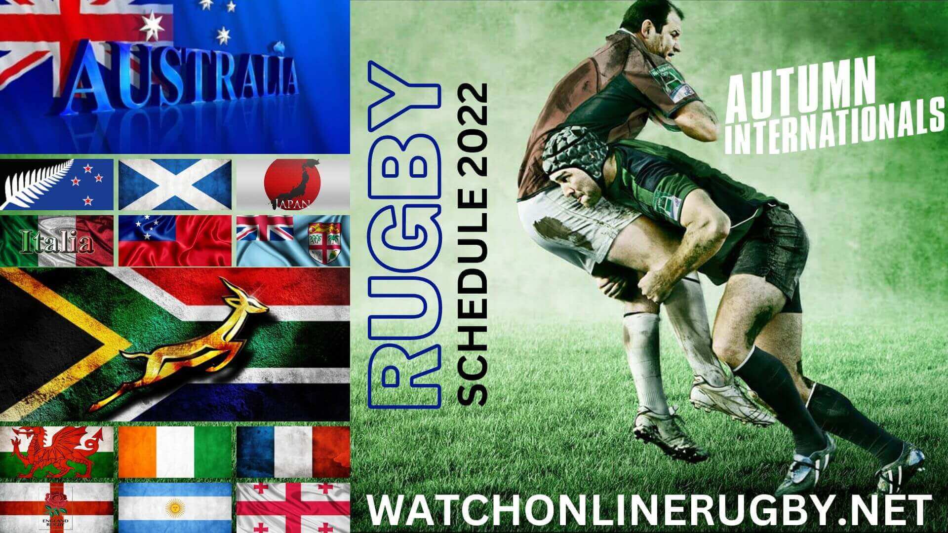 Autumn Internationals Rugby 2021 Schedule Live Stream