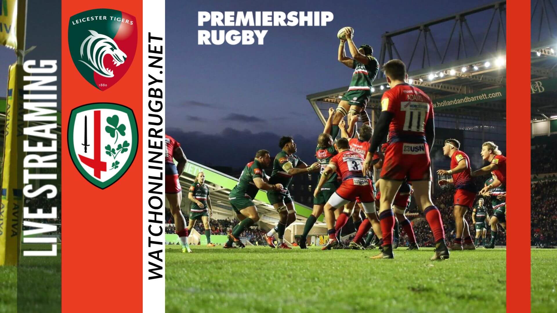 Live Leicester Tigers Vs London Irish Online