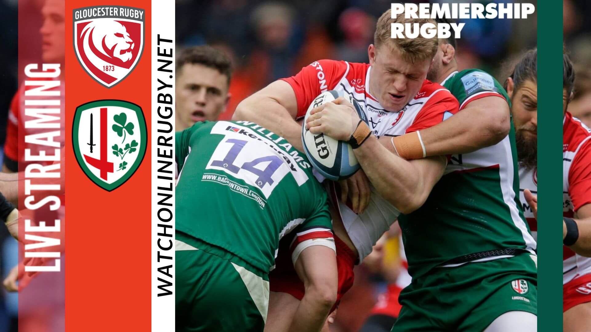 London Irish VS Gloucester Rugby Stream