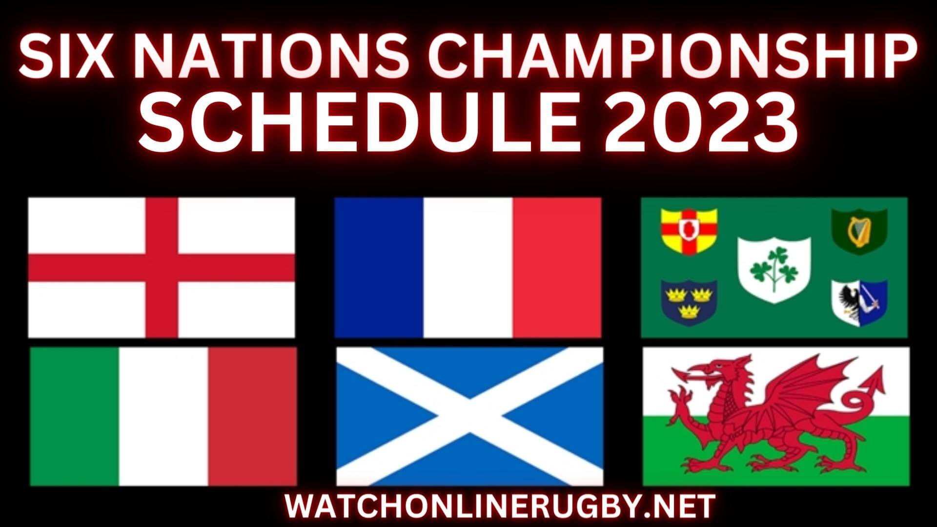2021 Six Nations Rugby Schedule Live Stream