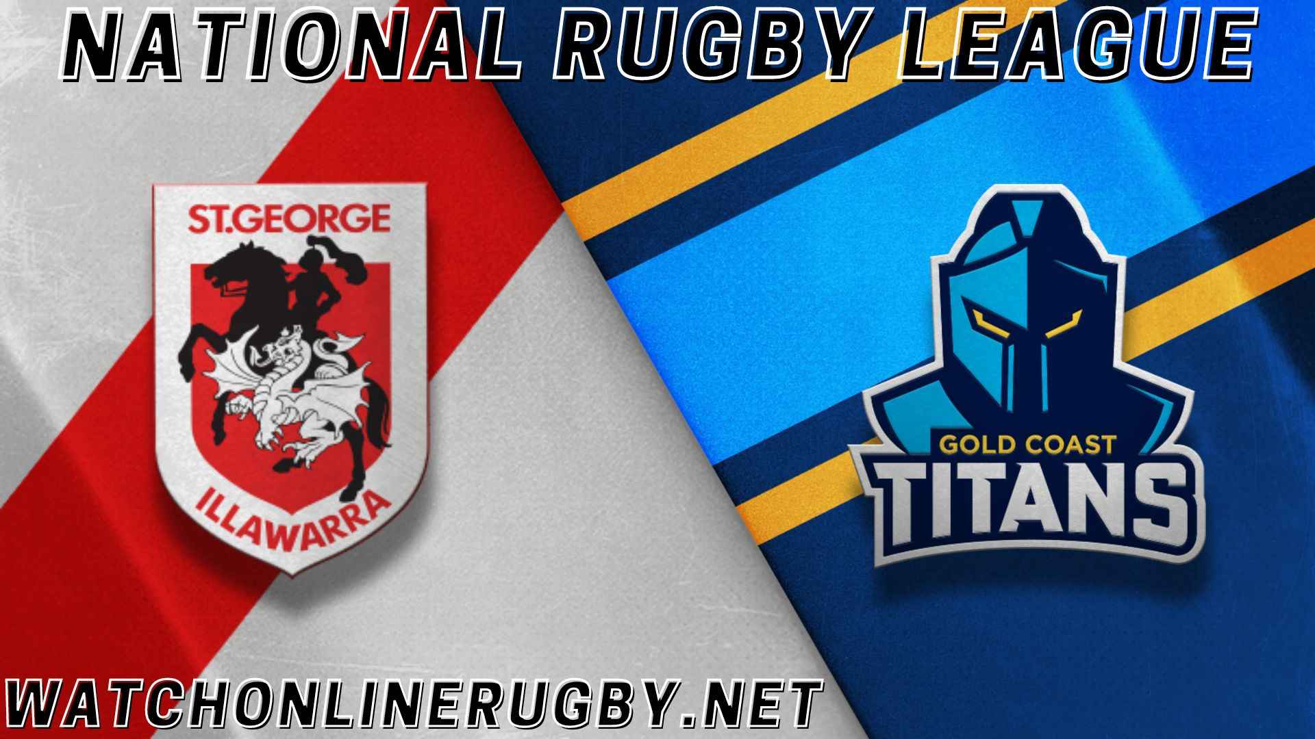 Dragons Vs Titans Live Stream NRL