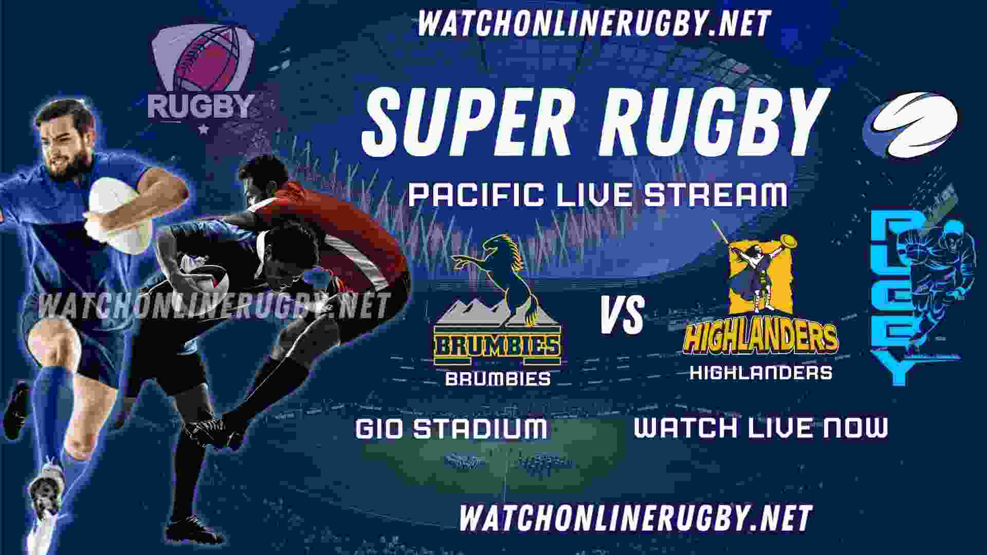 Watch Highlanders VS Brumbies Live
