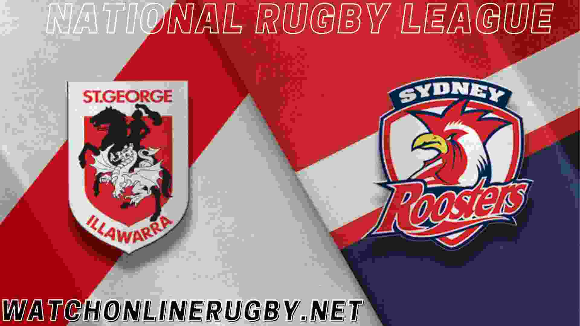 Live Sydney Roosters Vs Dragons Online