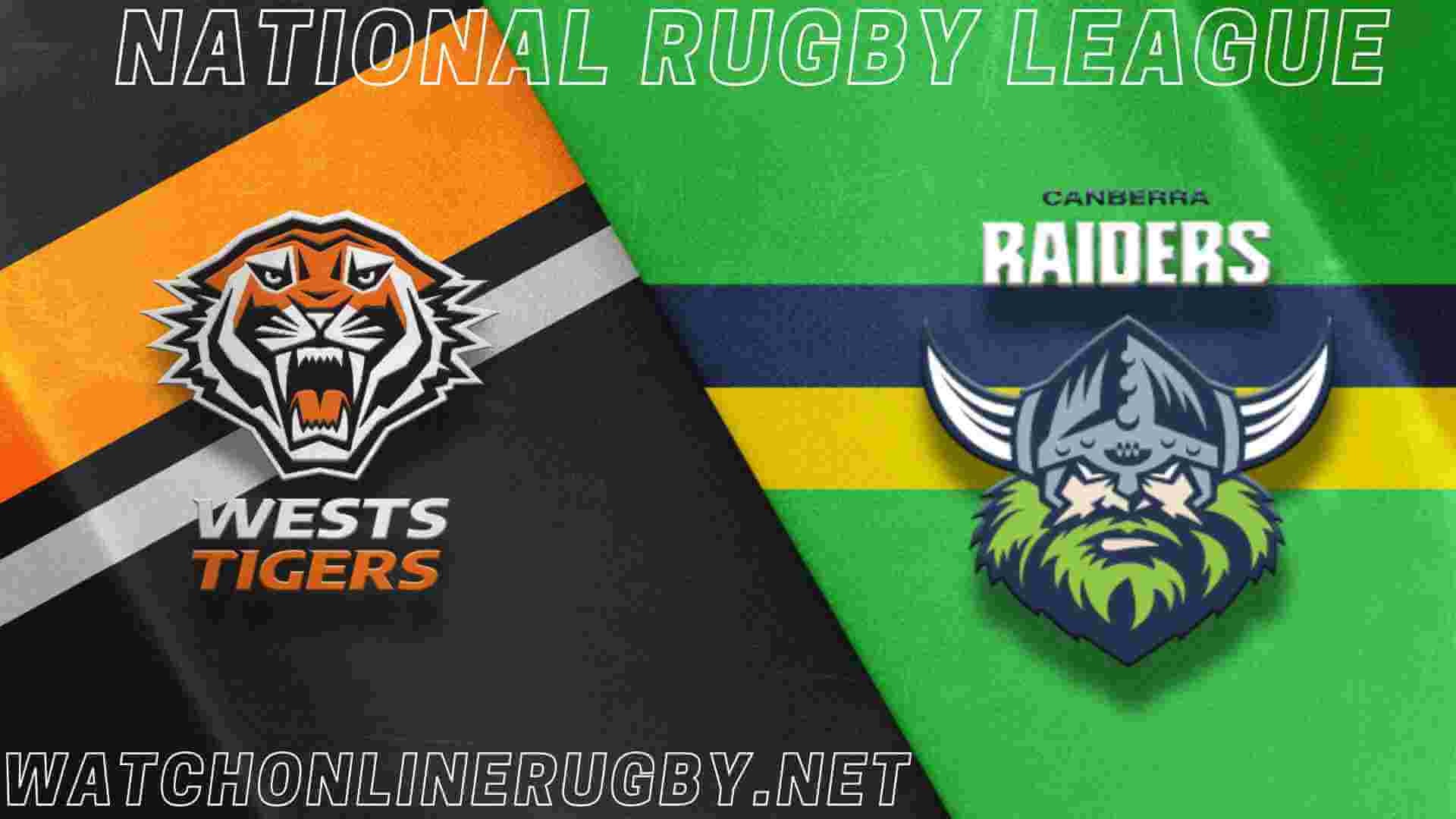 Raiders VS Wests Tigers Live Streaming