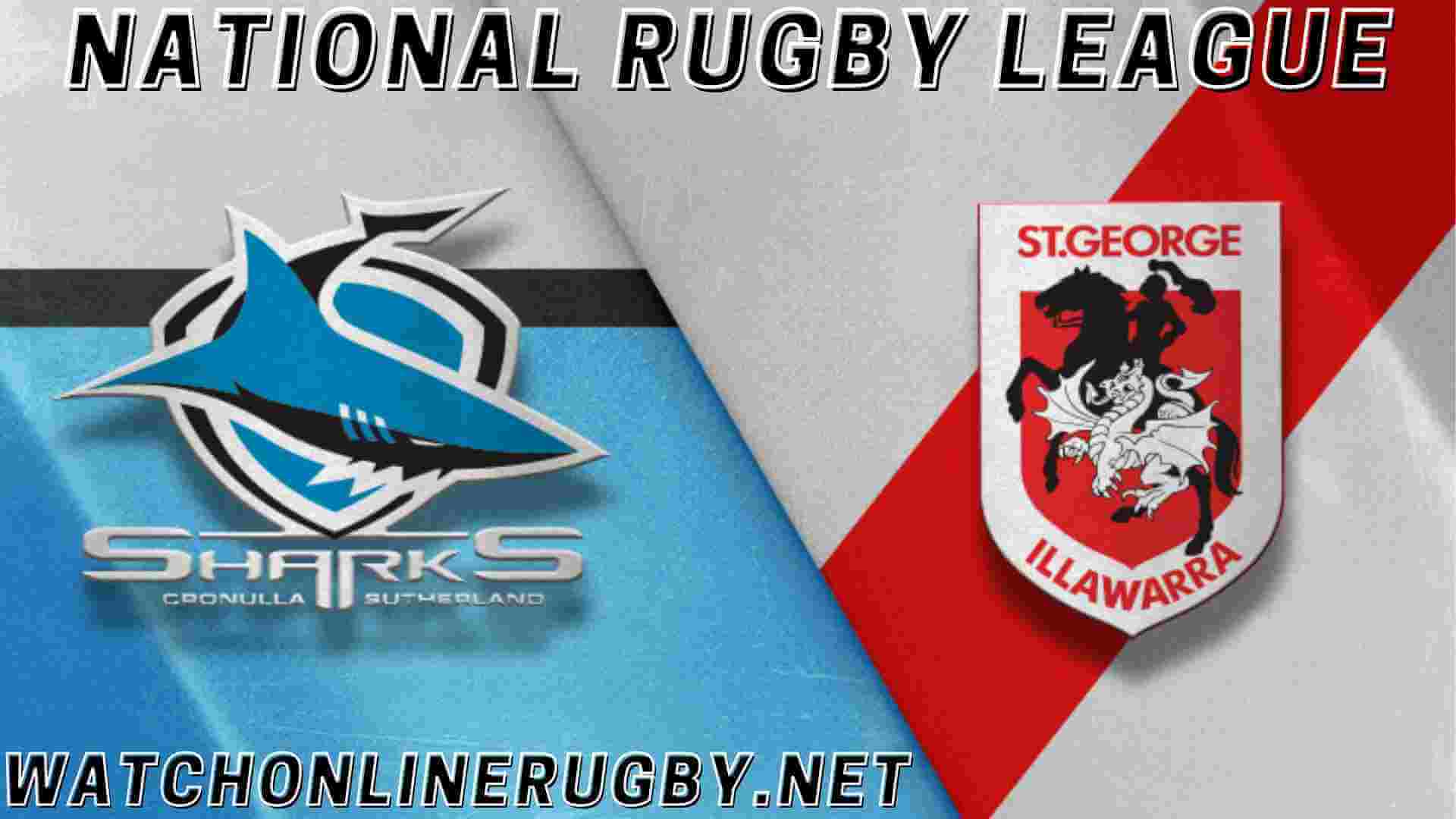 Live Dragons Vs Sharks NRL Online