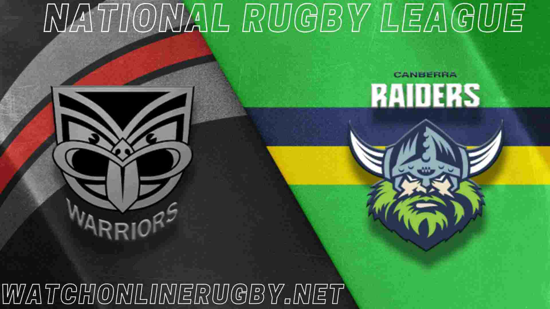 Live Canberra Raiders Vs New Zealand Warriors Online