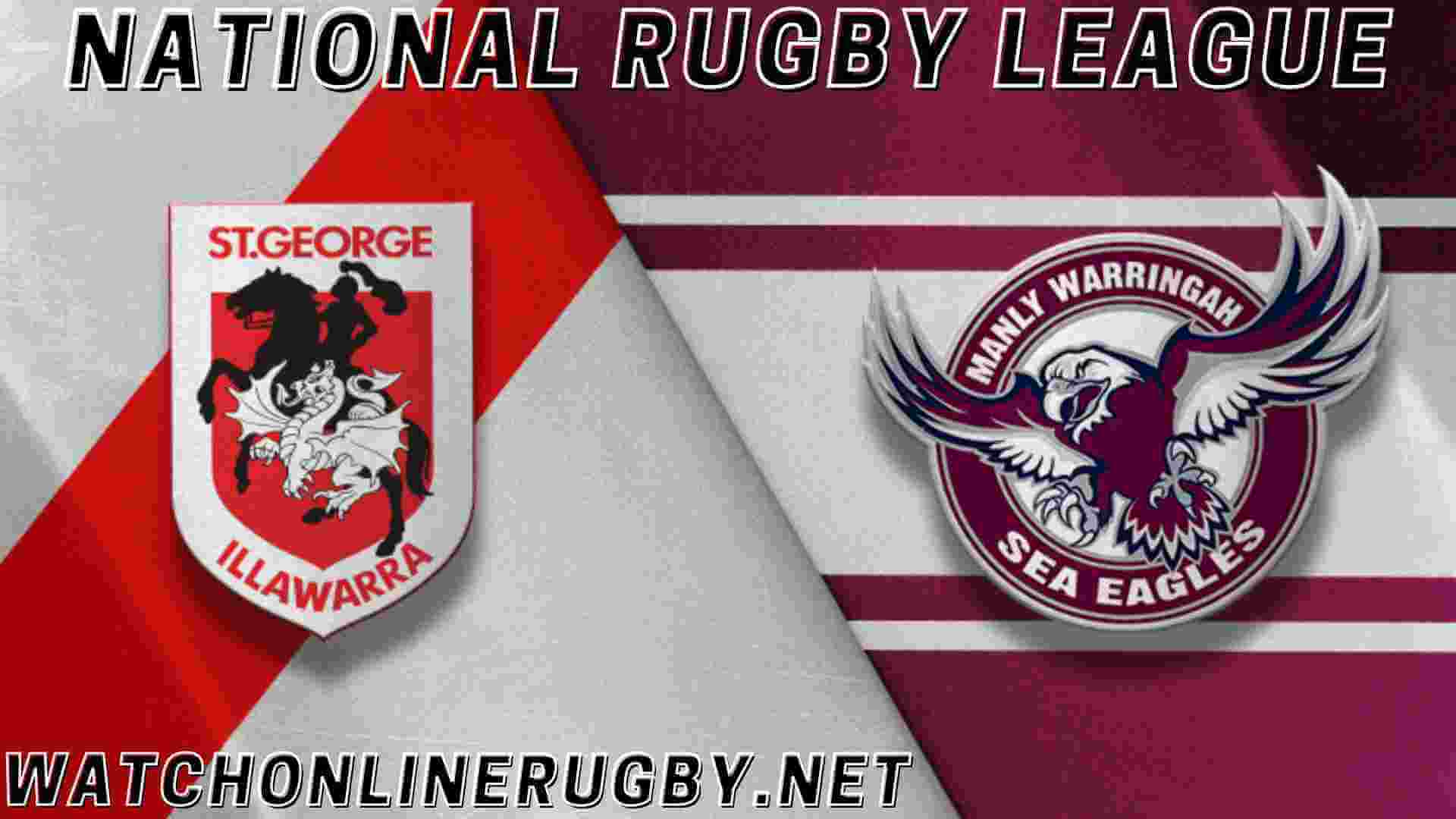 Live Sea Eagles Vs Dragons NRL Stream