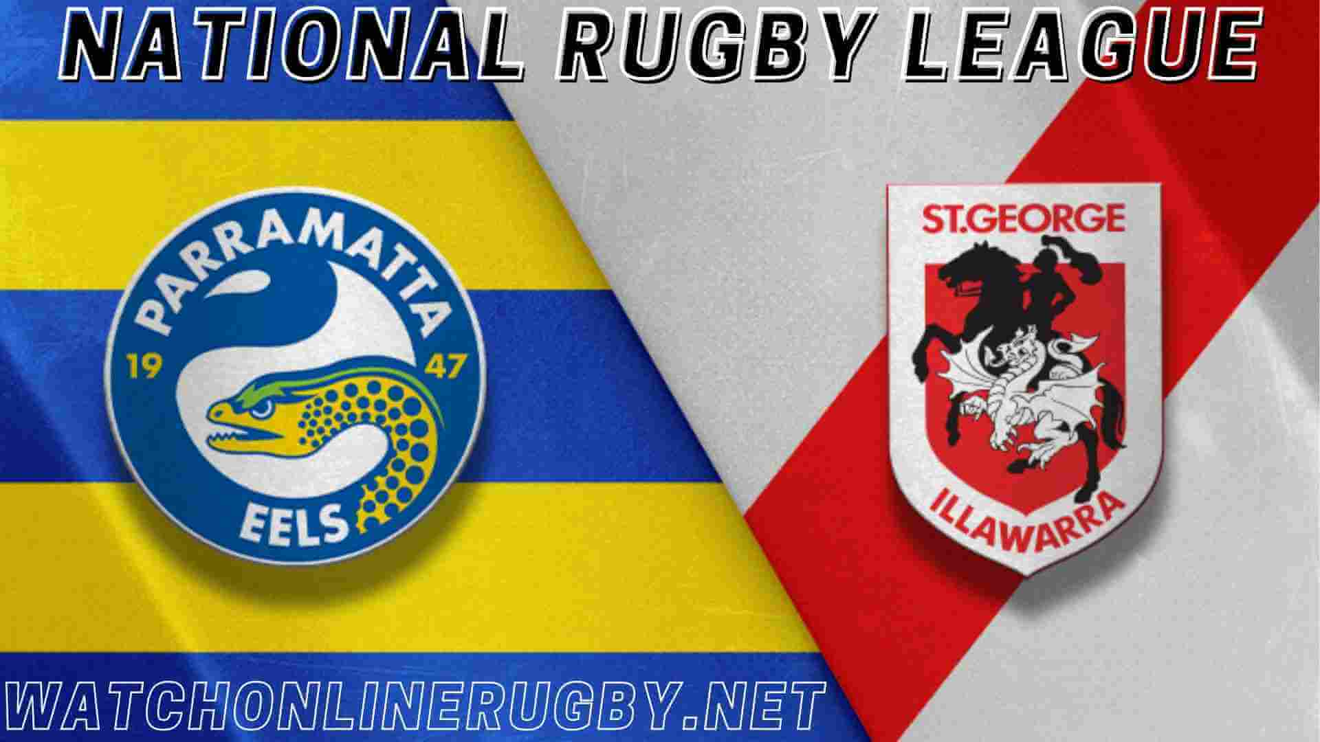 Parramatta Eels Vs Dragons Live Streaming