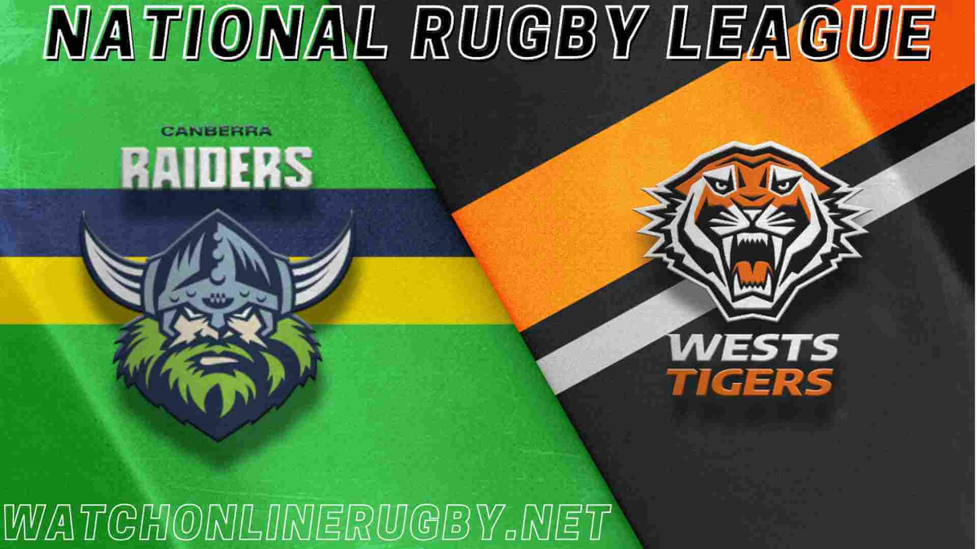 Raiders VS Wests Tigers Live Stream