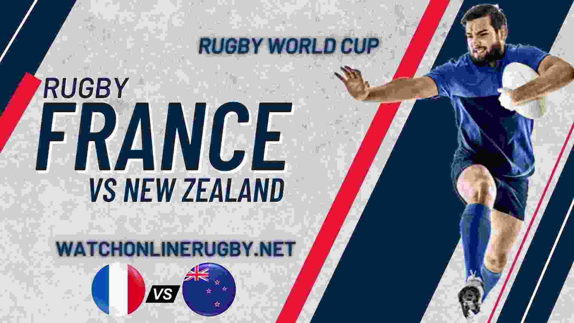 Watch France Vs New Zealand Live