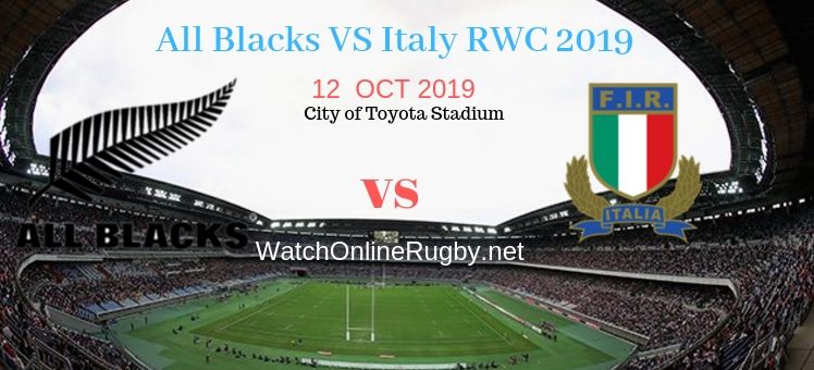 RWC 2019 Italy VS New Zealand Live Stream