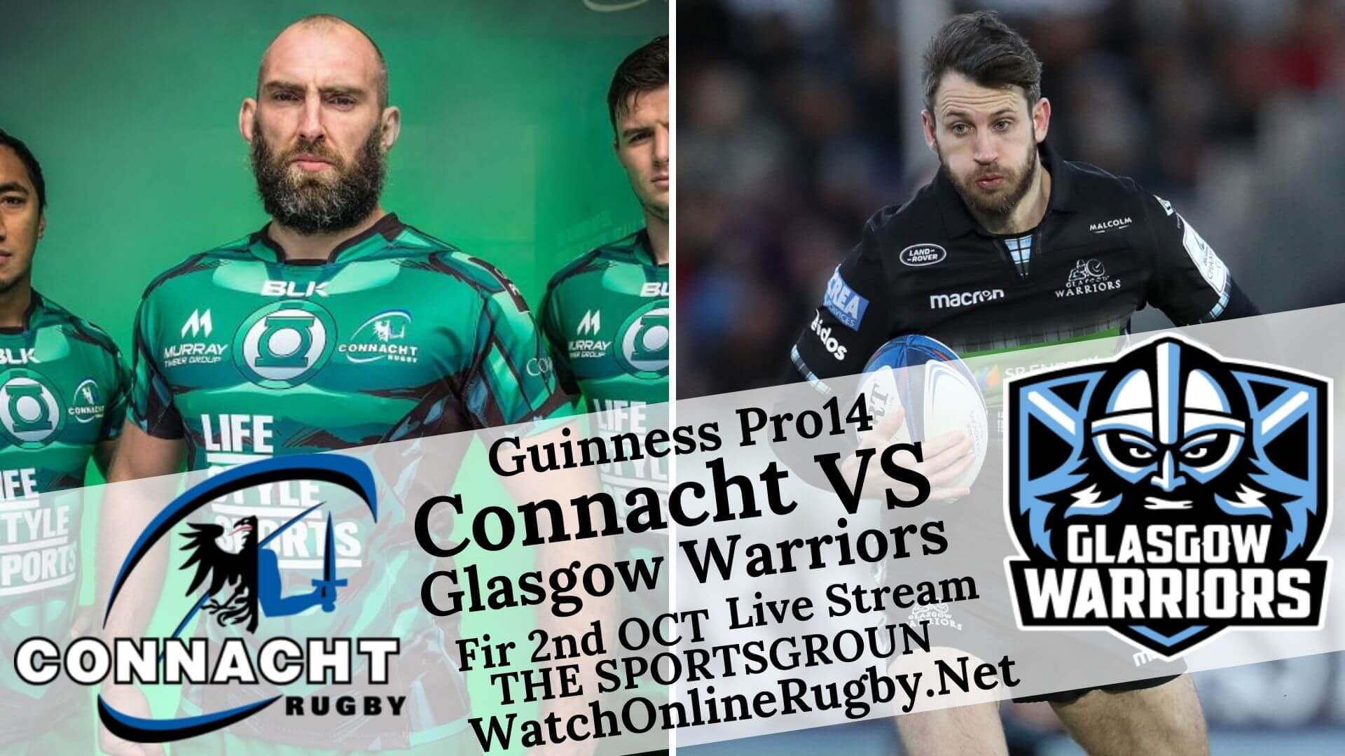 Watch Glasgow Warriors vs Connacht Live