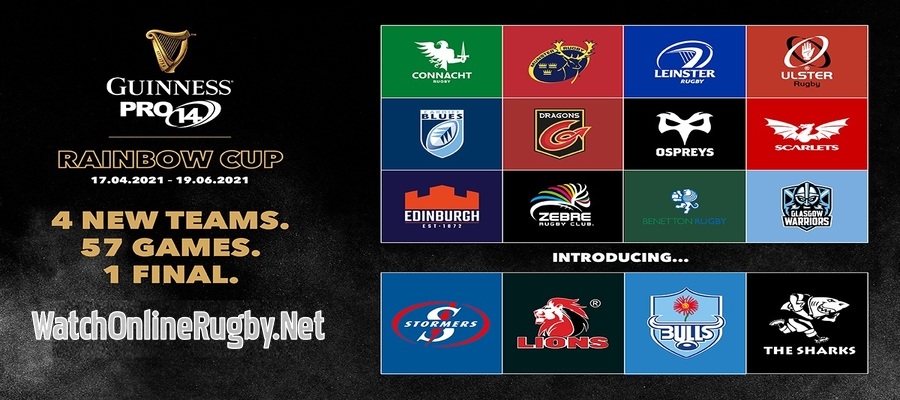 Pro14 Confirm SA For Rainbow Cup 2021