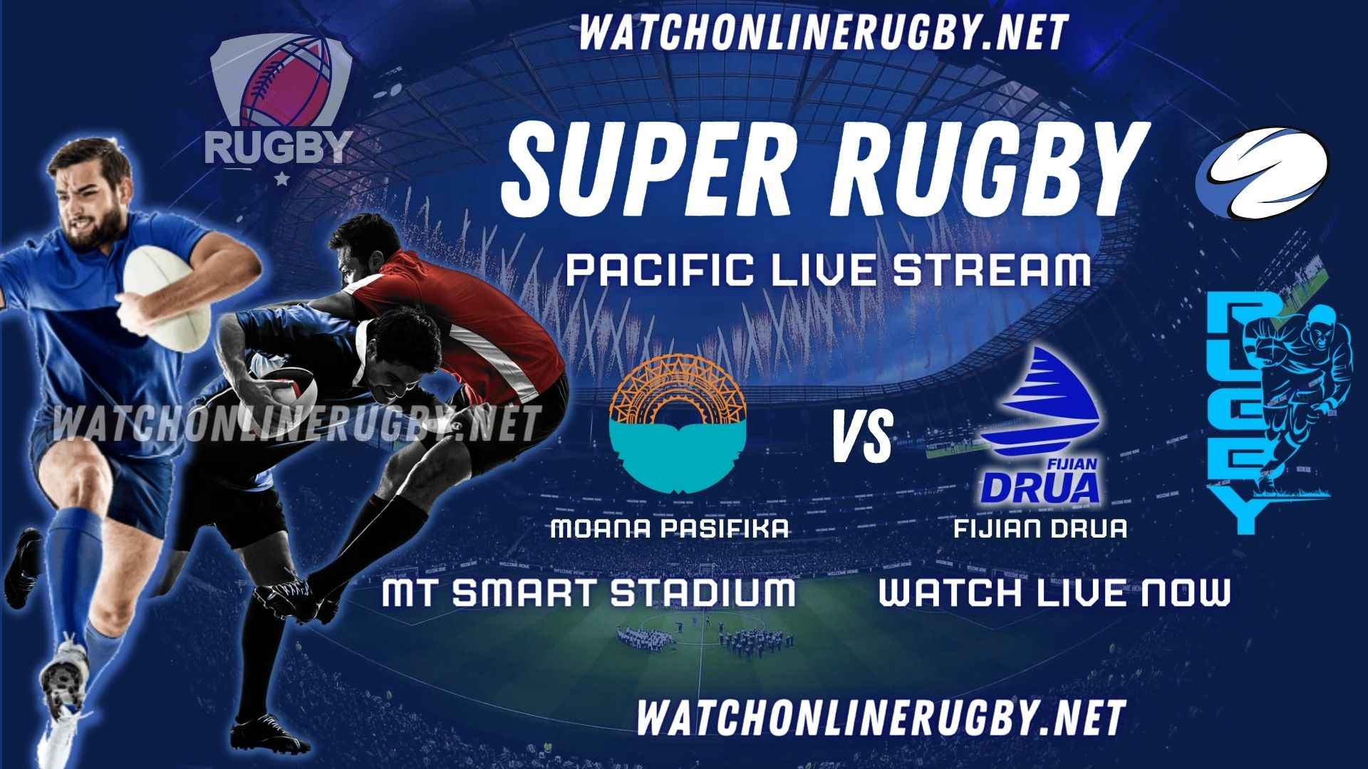 Moana Pasifika vs Fijian Drua Rugby Stream