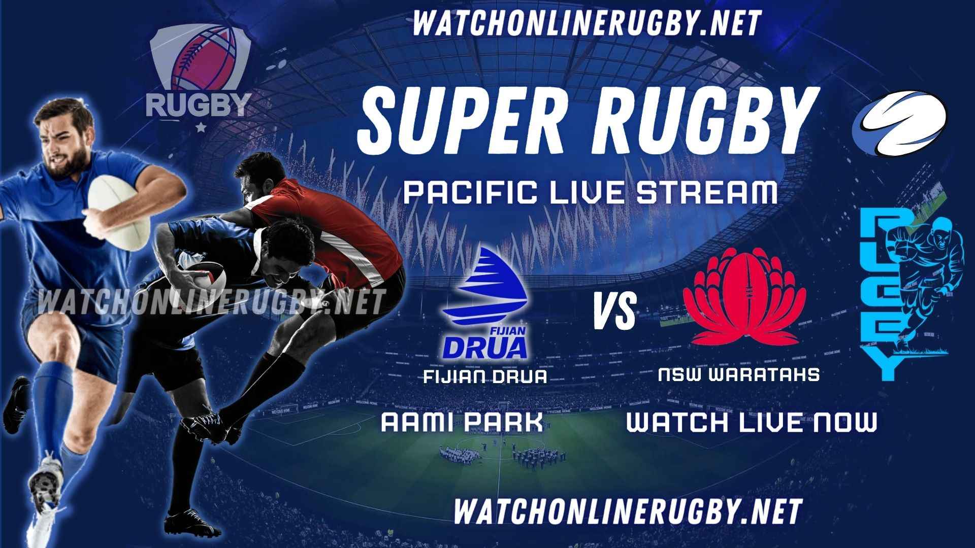 Fijian Drua vs Waratahs Rugby Live Online