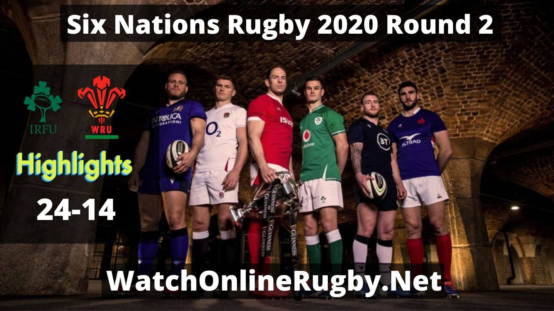 Ireland Vs Wales Six Nations Rugby Rd 2 Highlights 2020