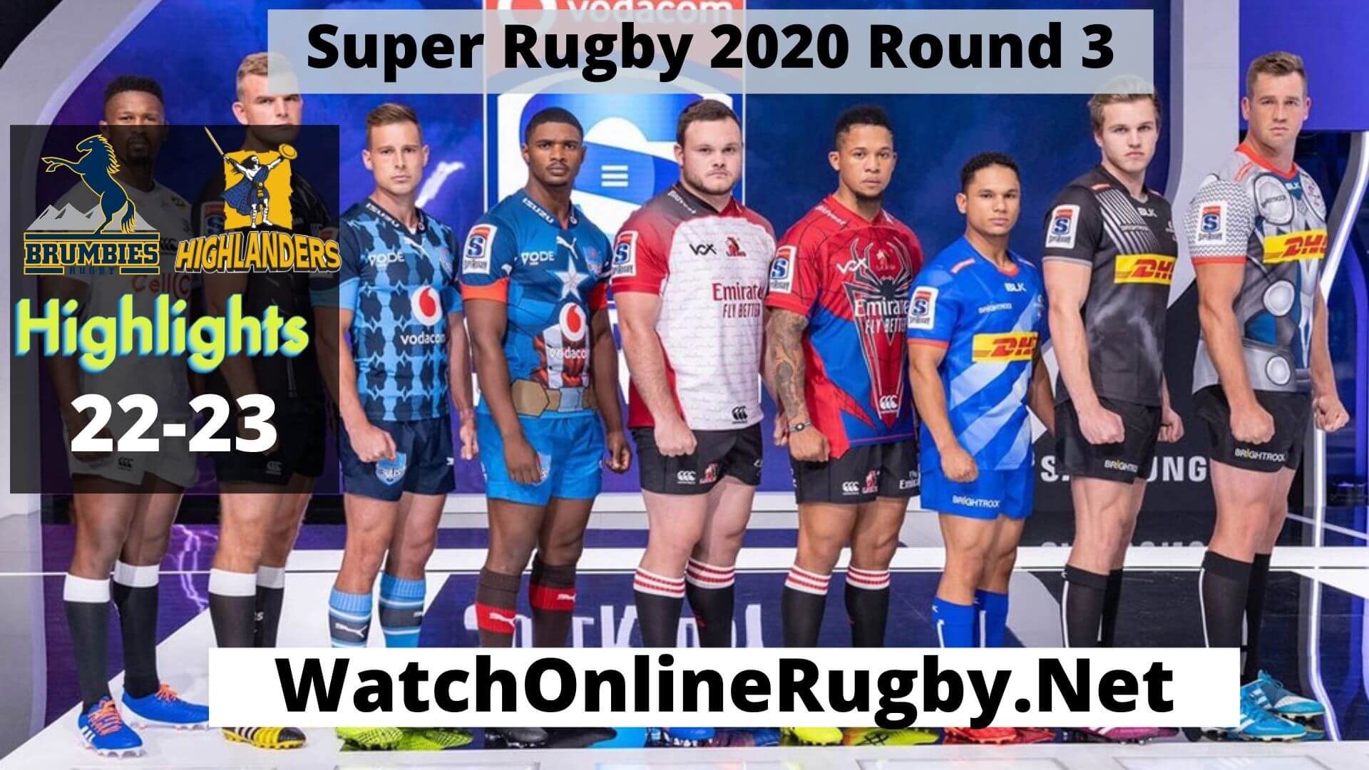 Brumbies Vs Highlanders Highlights 2020 Super Rugby Rd 3