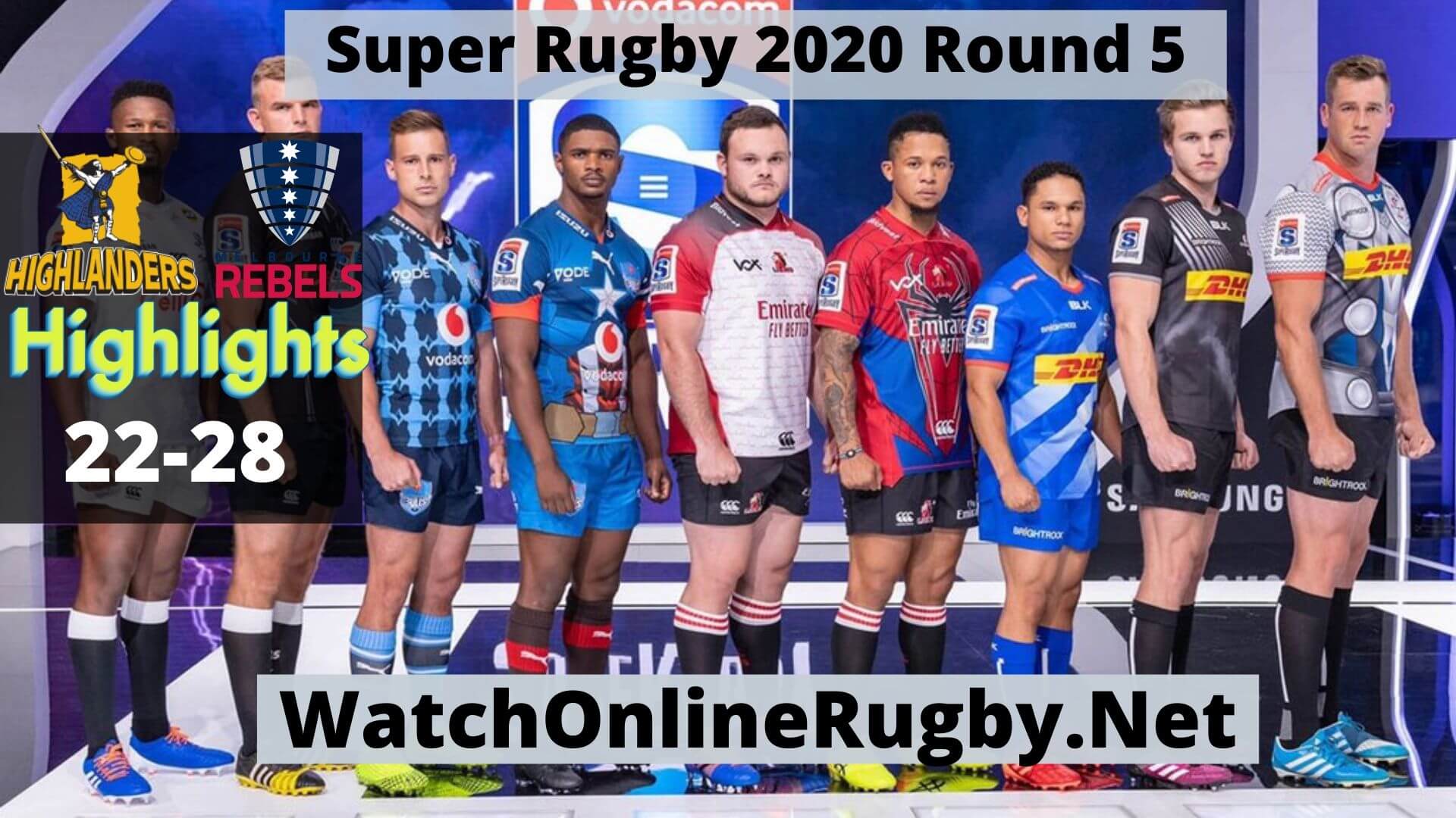Highlanders Vs Rebels Highlights 2020 Super Rugby Rd 5
