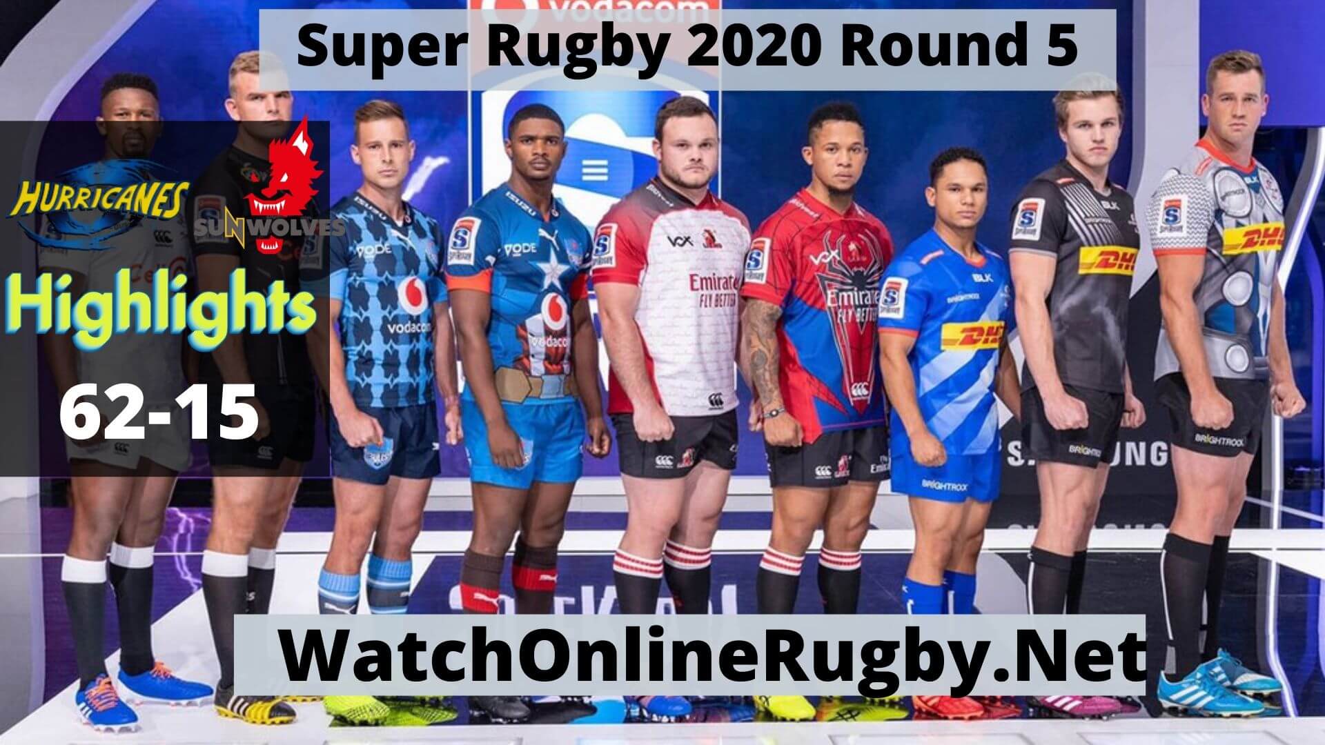 Hurricanes Vs Sunwolves Highlights 2020 Super Rugby Rd 5