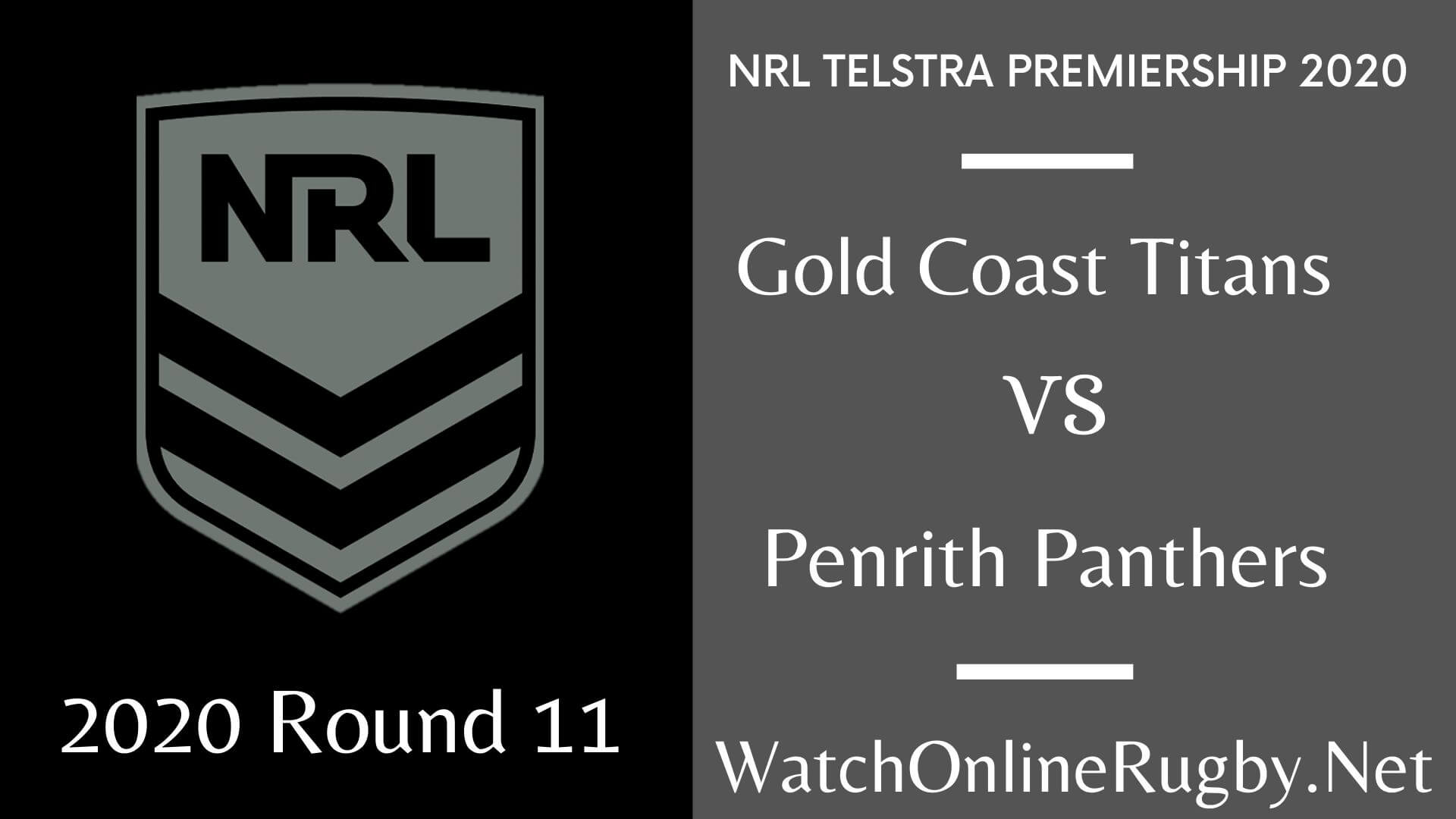 Titans Vs Panthers Highlights 2020 Round 11 Nrl Rugby