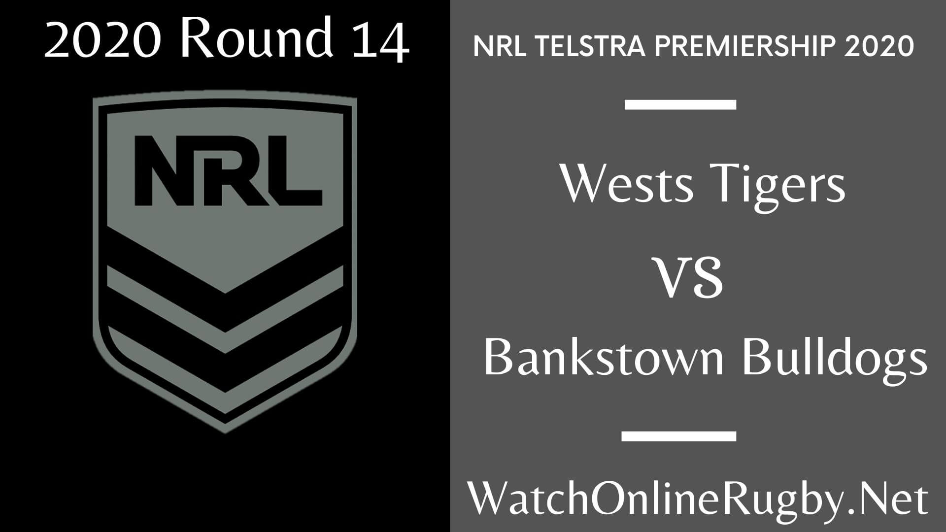 Wests Tigers Vs Bankstown Bulldogs Highlights 2020 Round 14 NRL Rugby