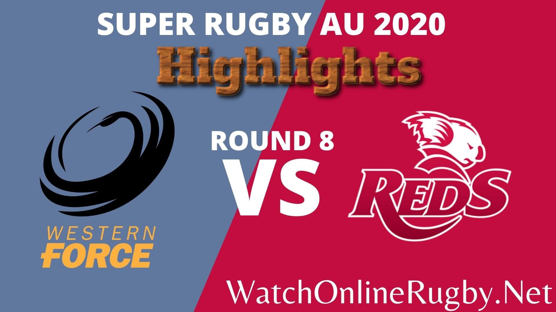 Force Vs Reds Highlights 2020 Rd 8